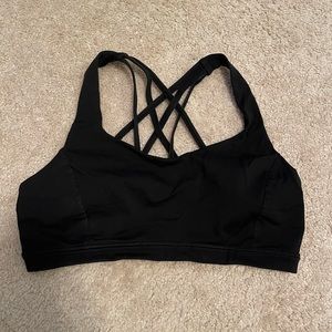 Lululemon strappy sports bra size 10